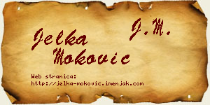 Jelka Moković vizit kartica